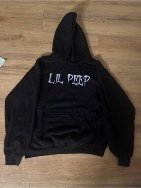 Logo Black Crewneck Hoodie